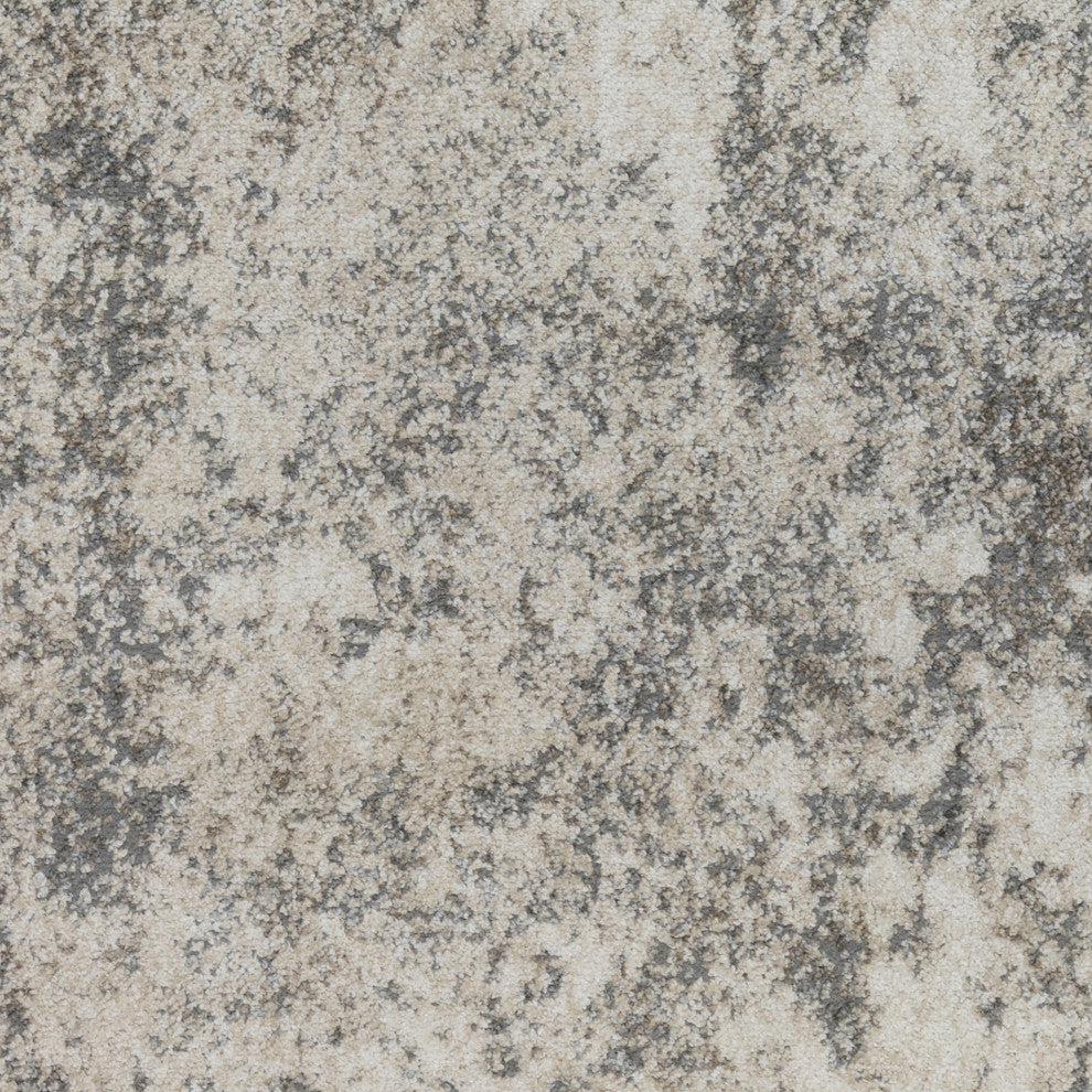 Yasmin Acy Area Rug, Gray, 9' x 13', Abstract