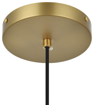 Elegant Lighting LD6044 Eclipse 14"W Pendant - Satin Gold