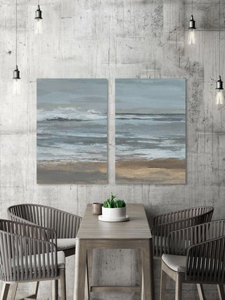Dark Shore Diptych, 16"x12"