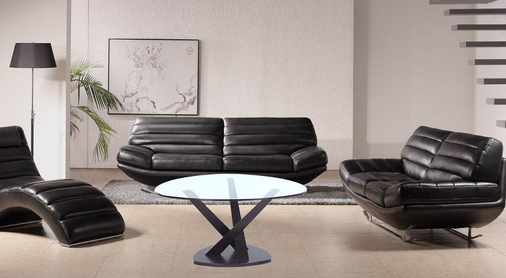 Modern Classics Split Coffee Table, Black