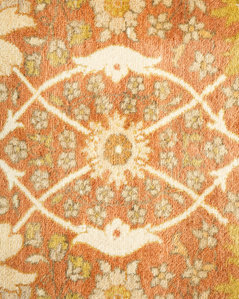 Ruby, One-of-a-Kind Hand-Knotted Area Rug Brown, 6'1"x9'0"