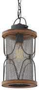 Farmhouse Pendant Light Rust Lantern Hanging Light