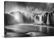 "Godafoss Rays" Wrapped Canvas Art Print, 36"x24"x1.5"