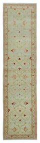 Rug N Carpet - Handwoven Oriental 2' 7" x 10' 1" Runner Oushak Area Rug