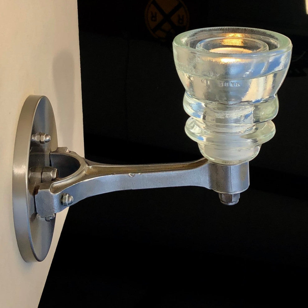 Piston Connector Rod Insulator Light Sconce