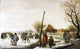 Barend Avercamp Landscape With Frozen River, 18"x27" Wall Decal