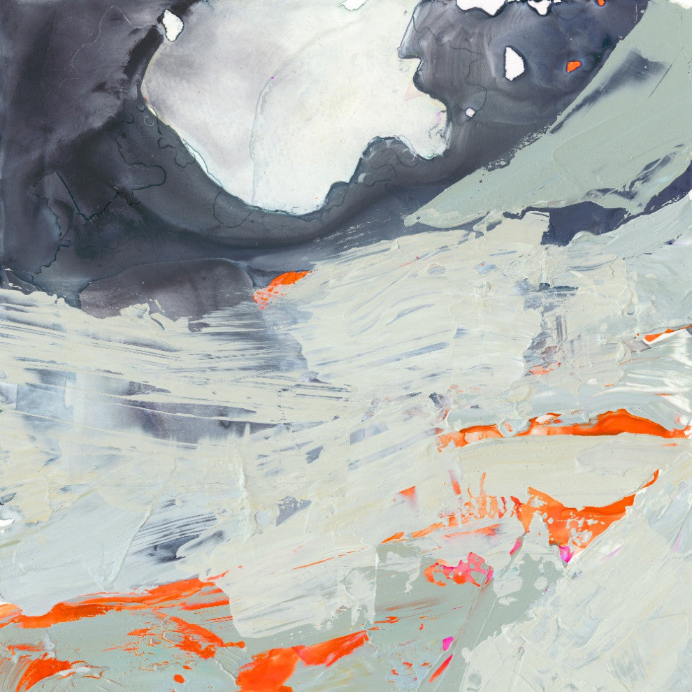 "Polyphonic Sea II" Fine Art Giant Canvas Print, 84"x84"