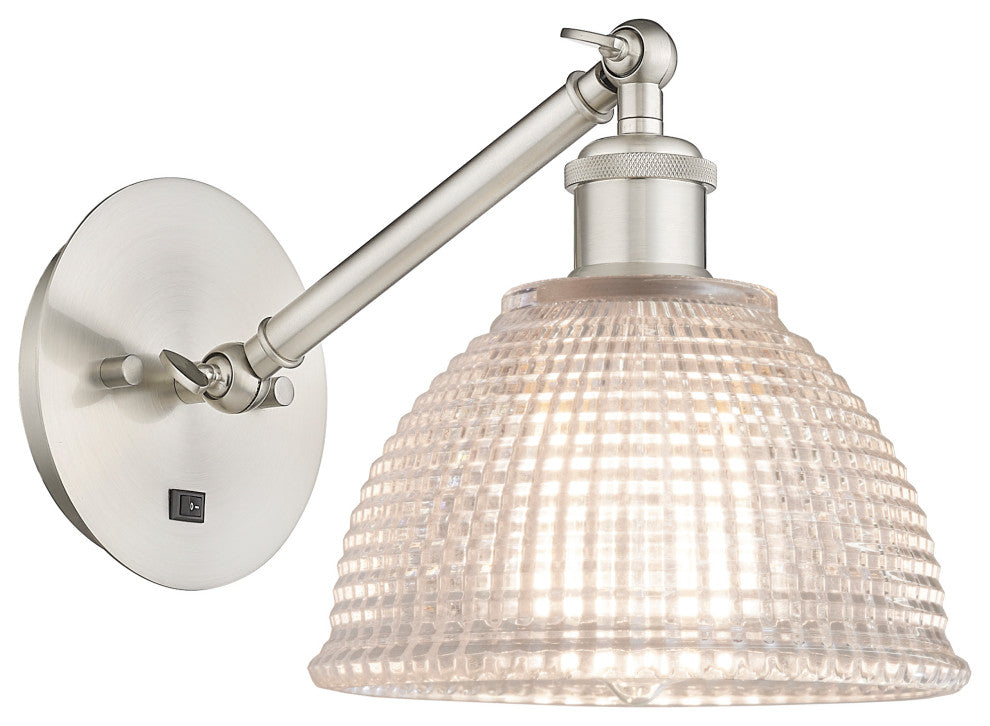 Innovations 317-1W-SN-G422-LED Arietta 1 Light Sconce, Brushed Satin Nickel