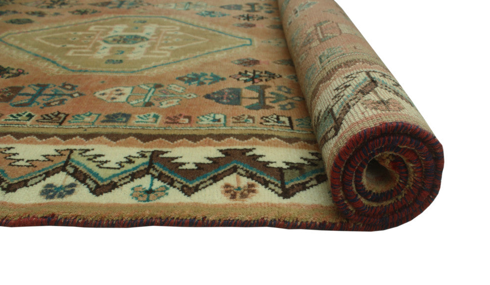 Semi-Antique Borzoo Rust Rug
