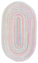 Capel Baby's Breath Natural 0450_610 Braided Rugs - 27" X 9' Runner Runner
