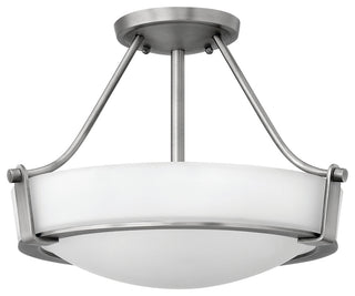 Hinkley Lighting 3220 Hathaway 3 Light 16"W Semi-Flush Bowl - Antique Nickel