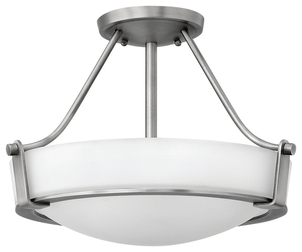 Hinkley Lighting 3220 Hathaway 3 Light 16"W Semi-Flush Bowl - Antique Nickel