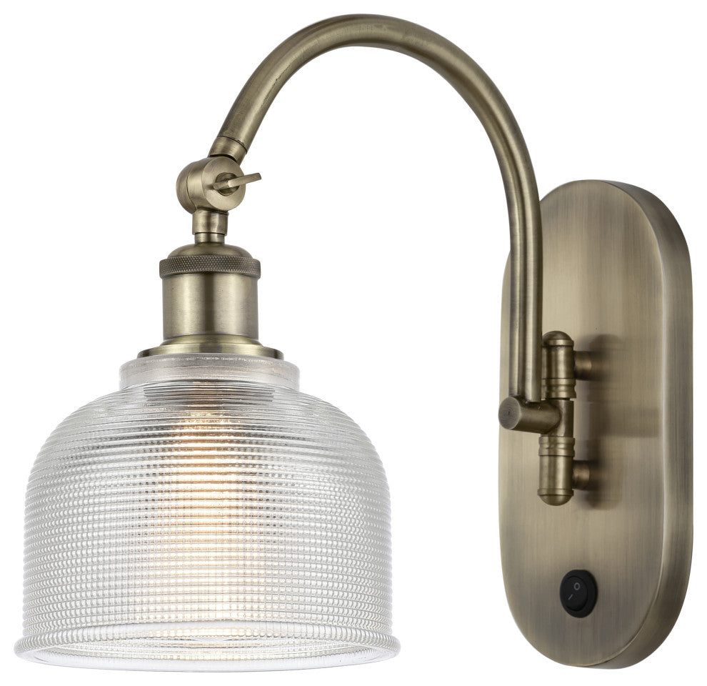 Innovations 518-1W-AB-G412 1-Light Sconce, Antique Brass