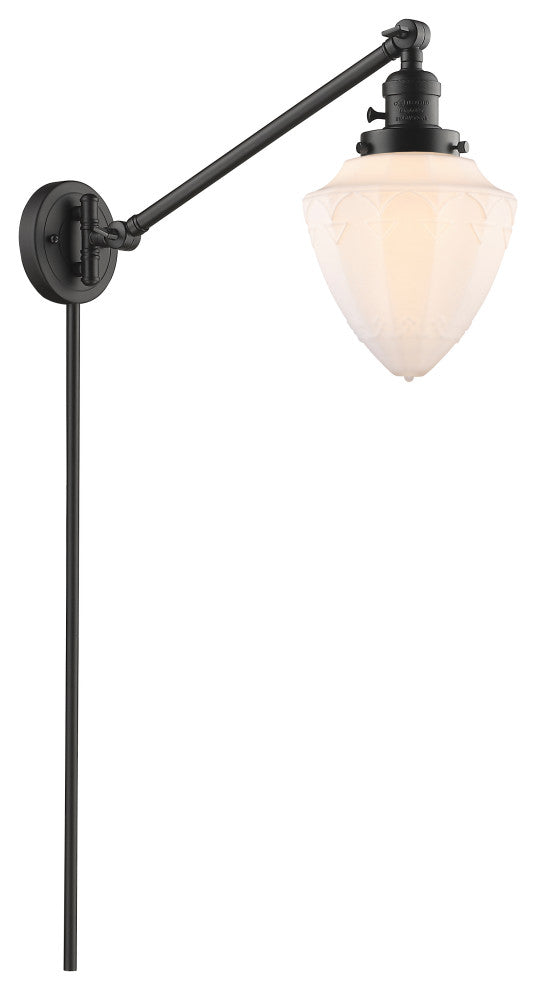 Innovations 237-OB-G661-7-LED 1 Light Swing Arm, Switch, Oil Rubbed Bronze