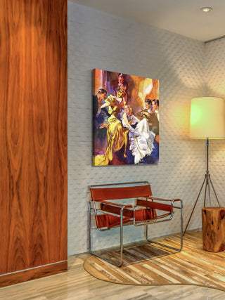 "The Blondes" Painting Print on Wrapped Canvas