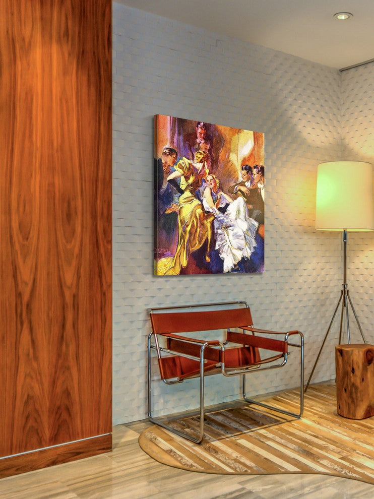 "The Blondes" Painting Print on Wrapped Canvas