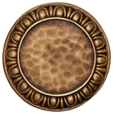 Egg and Dart Knob Antique Brass, Antique Brass