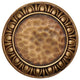 Egg and Dart Knob Antique Brass, Antique Brass