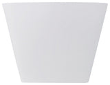59" Solid Surface White Stone Freestanding Rectangular Tub w/Drain, Matte White