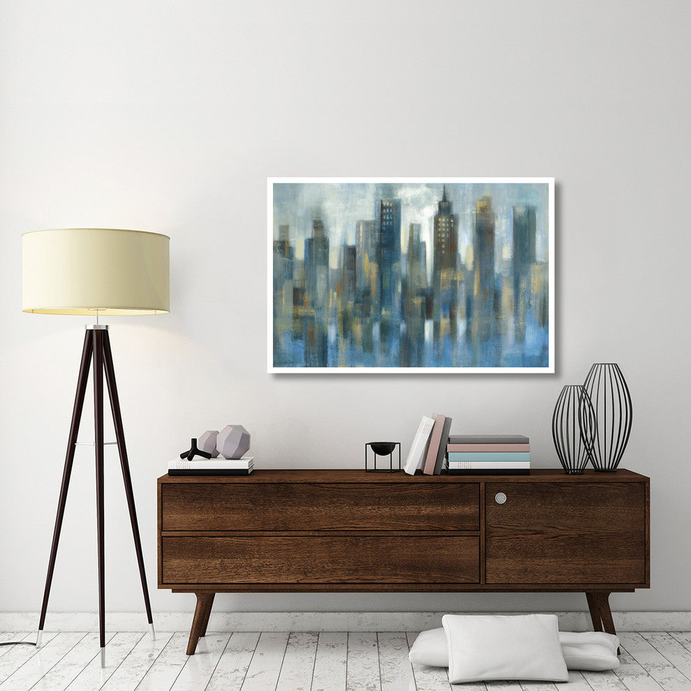 "Rhythmic Reflection Light" Digital Paper Print by Silvia Vassileva, 50"x34"