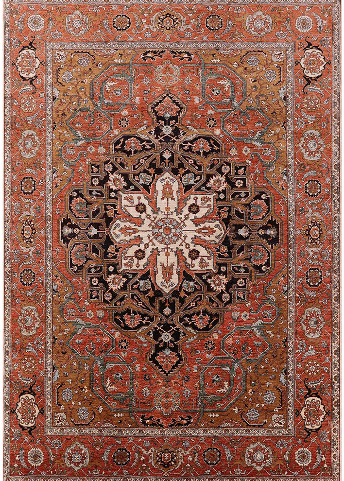 Ahgly Company Indoor Rectangle Mid-Century Modern Area Rugs, 4' x 6'