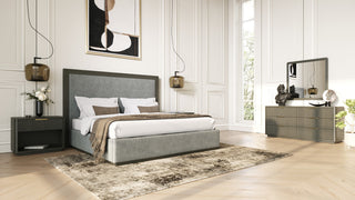 Nova Domus Santa Monica Modern Grey Wash Mirror