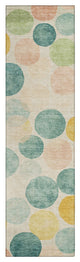 Machine Washable Indoor/Outdoor Chantille ACN1898 Teal 2'3" x 7'6" Runner Rug