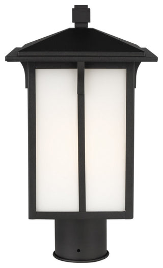 Tomek 1-Light Outdoor Post Lantern, Black