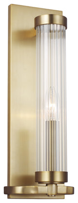Demi 1-Light Wall Sconce, Burnished Brass