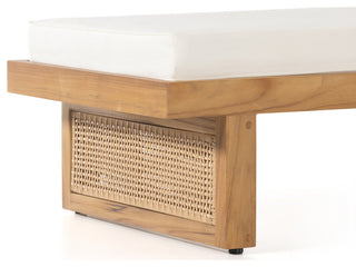 Merit Outdoor Chaise Lounge-Natural Teak