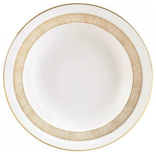 Vera Wang Wedgwood Gilded Weave Rim Soup Bowl