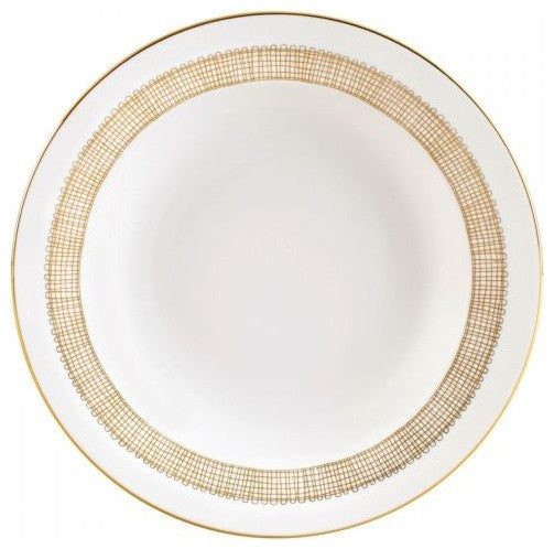 Vera Wang Wedgwood Gilded Weave Rim Soup Bowl
