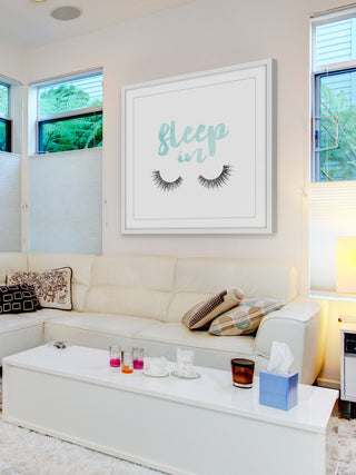 Marmont Hill, "Pillow Sleep in Blue" by Amanda Greenwood Framed Painting, 32x32