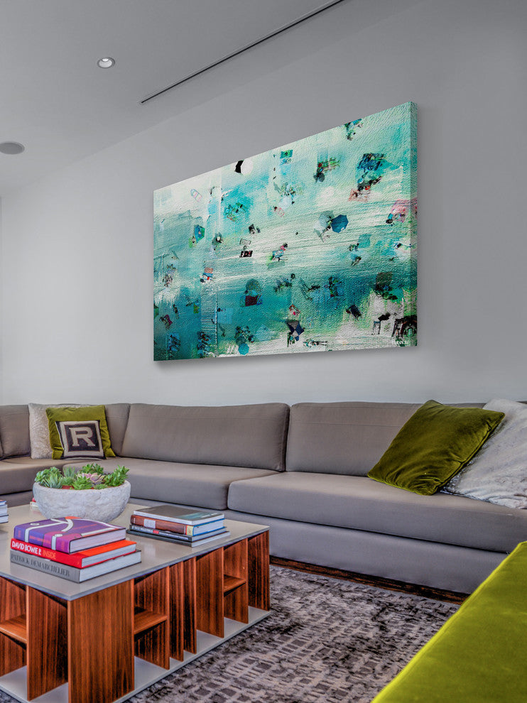 "Chillin" Painting Print on Wrapped Canvas, 18"x12"