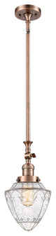 Innovations 206-AC-G664-7-LED 1 Light Mini Pendant, Antique Copper