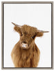 Sylvie Baby Highland Calf Animal Print Framed Canvas by Amy Peterson, 18x24