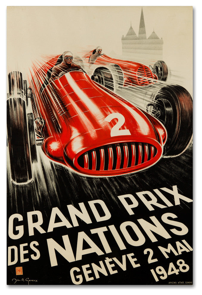 Lantern Press 'Racecar 7' Canvas Art, 16" x 24"