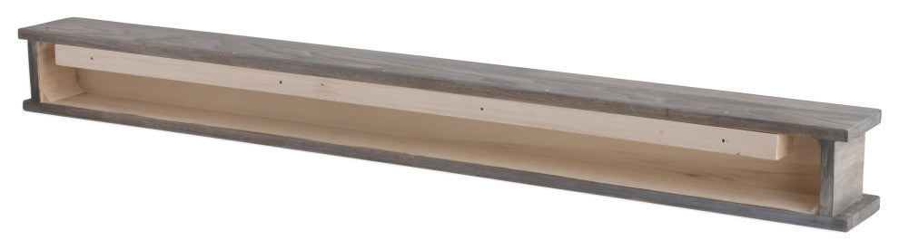 Dogberry Collections Cottage Mantel, Ash Gray, 48