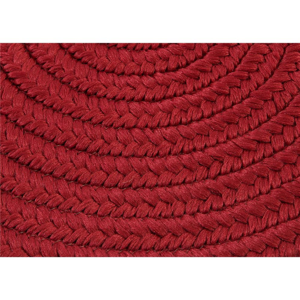 Colonial Mills Rug Reversible Flat-Braid, Oval Runner Red Runner, Oval
