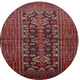 Ahgly Company Indoor Round Traditional Area Rugs, 4' Round
