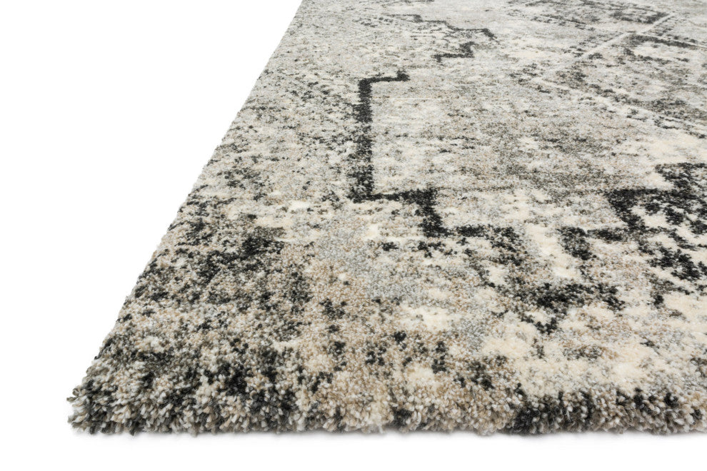 Gray / Black Viera VR-10 Area Rug by Loloi, 8''-11" x 12''-5"