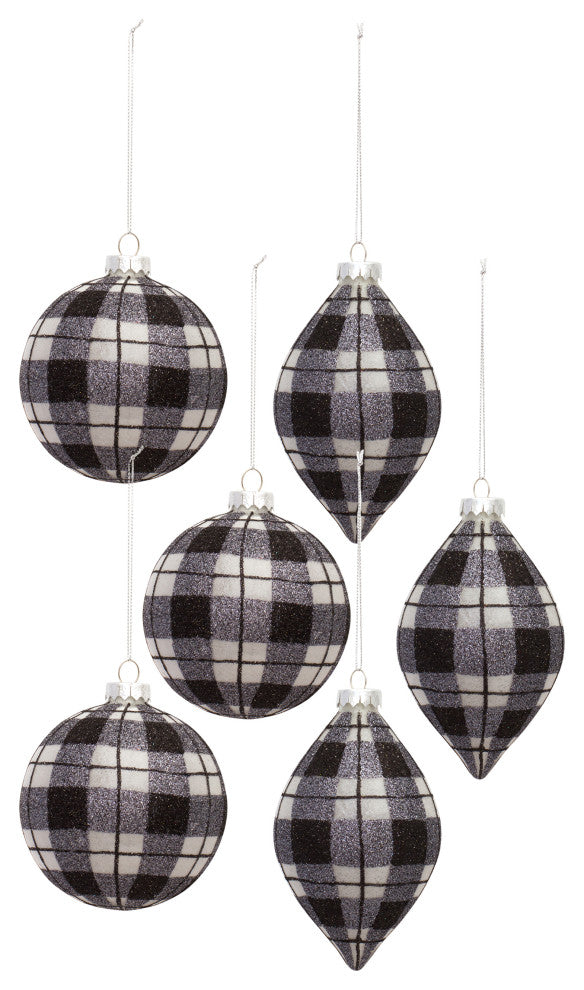 Glass Ornament, 6-Piece Set