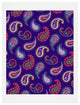 Deny Designs Pimlada Phuapradit Purple Paisleys Art Print