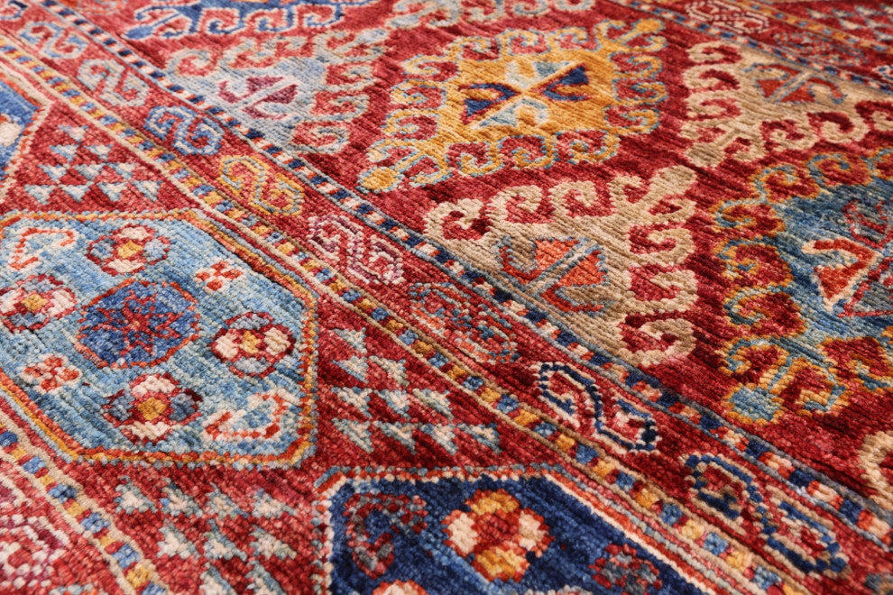 Runner Khorjin Super Kazak Hand Knotted Rug 2' 7" X 6' 9" Q5849