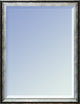 La Pastiche Athenian Silver Framed Mirror, 20" x 24"