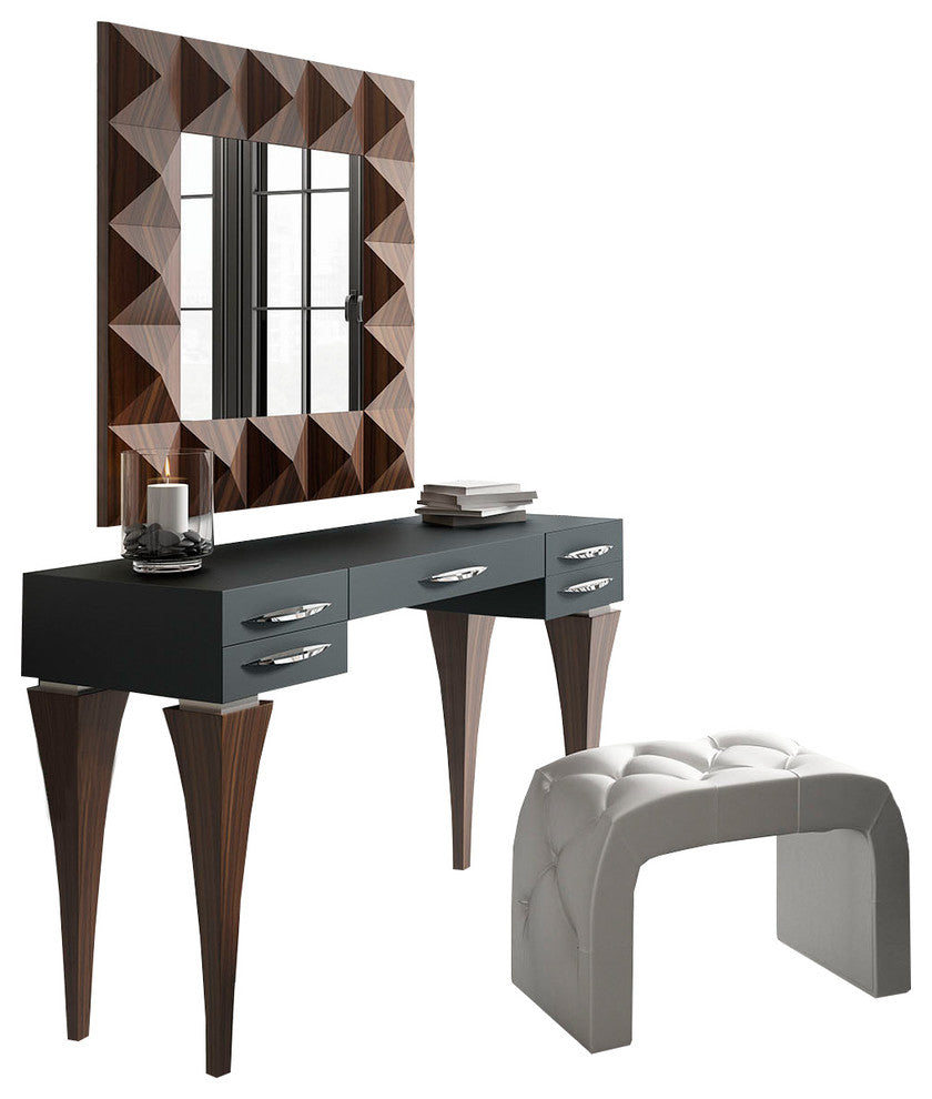 T04 Bedroom Make-up Vanity 55", Matt Finish