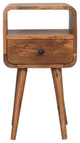 Mini Oakish Curve Open Nightstand