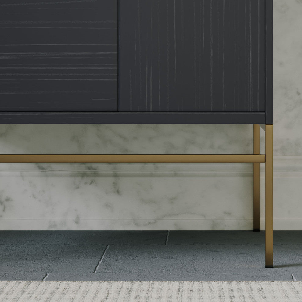 The Lancado Bathroom Vanity, Dawn Gray, 24", Single Sink, Freestanding