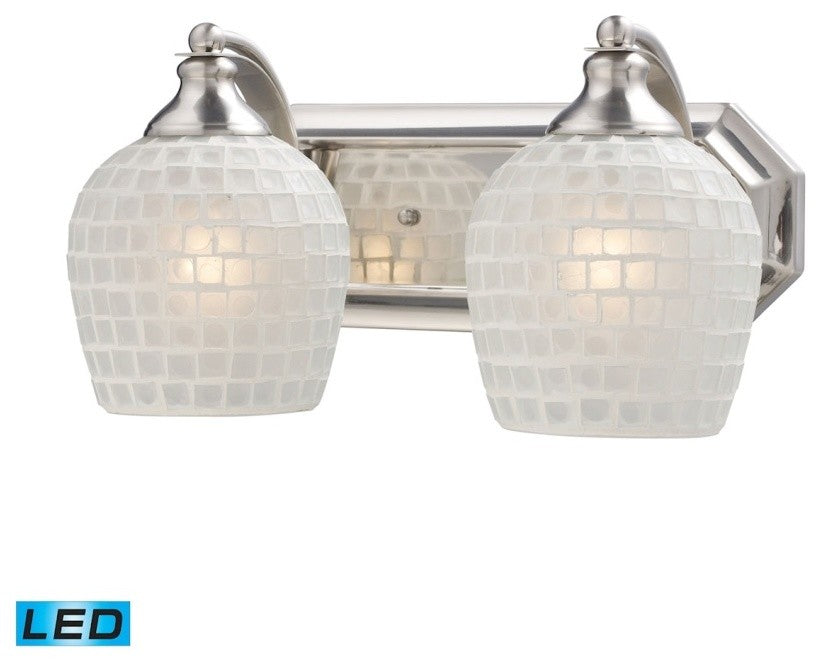 ELK Lighting Bath And Spa 2-Light Vanity Light - 570-2N-WHT-LED