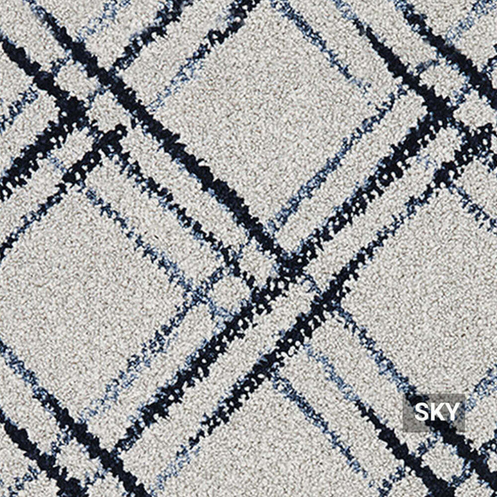 Lake Tahoe Transitional Indoor Area Rug, Lake Tahoe, Sky, 4'x13'